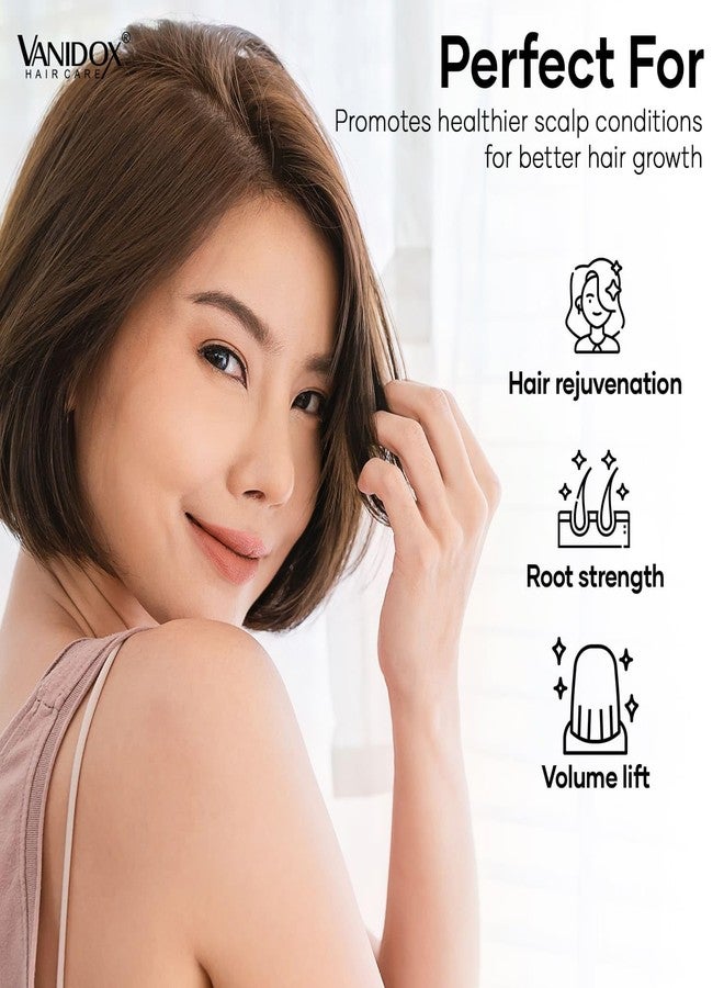 VANIDOX ReFortix Korean Shampoo and Conditioner Set, Enriched with Ginseng, Green Tea, and Camellia Oil, Supports Growth Stage and Helps Reduce Hair Loss for Stronger Hair (16 fl oz each) - Image 5