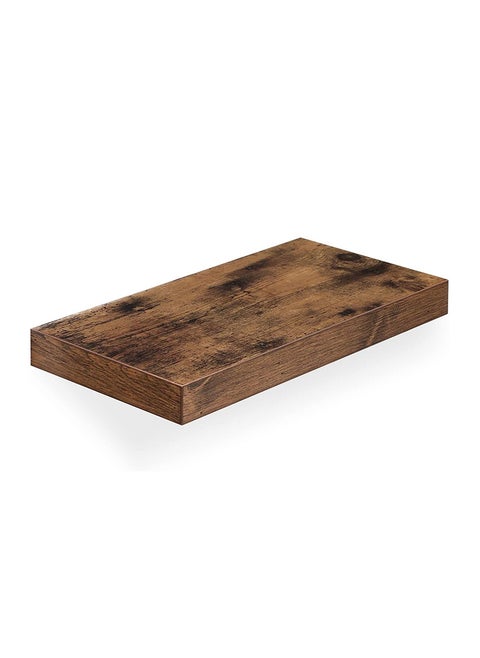 VASAGLE LWS24BX Floating Wall Shelf for Photos, Decorations - Rustic Brown