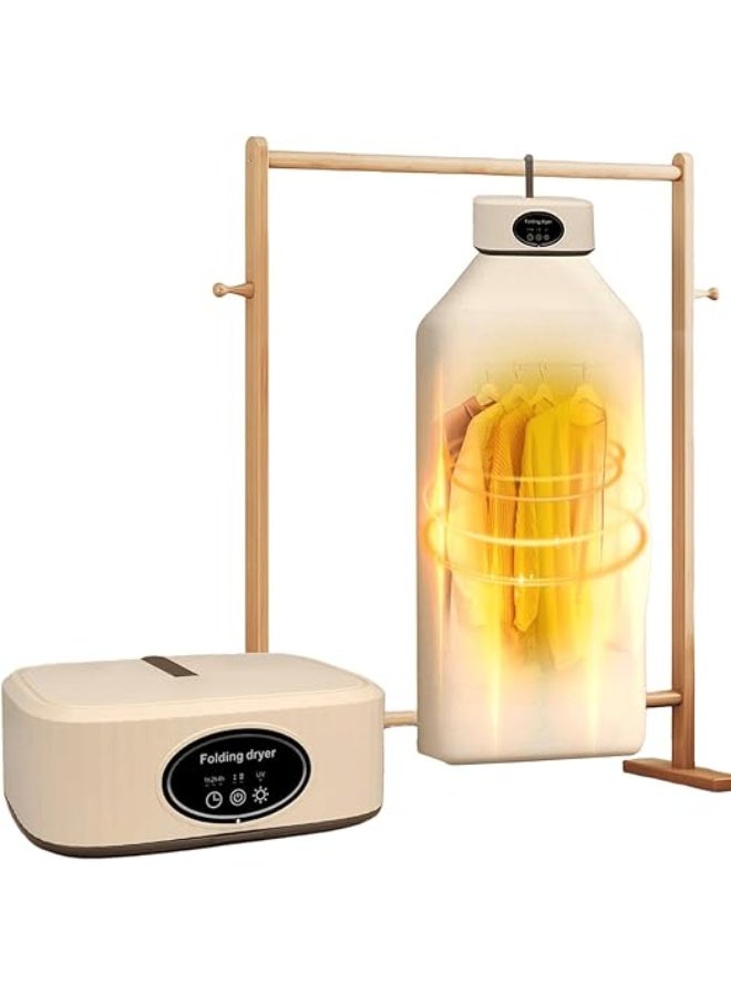 Portable Mini Clothes Dryer Foldable Clothes Dryers for Laundry Apartment,Rv,Travel,Hotel Home Dorm Camping - Image 1