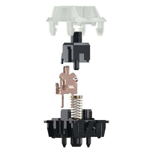 CHERRY MX Black Clear TOP Switch Kit, 23 Mechanical Keyboard Switches, for DIY, Hot-Swap or Gaming Keyboards, Linear Switch Without Click, Powerful & Direct - Image 5