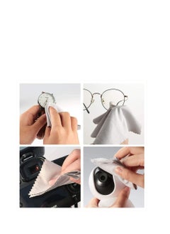 Generic 20 Pack Gray Black Microfiber Cleaning Cloths Glasses Cloth Great for Eyeglasses, Cell Phones, Screens, Lenses, Glasses, Screens and All Delicate Surface  - Image 5