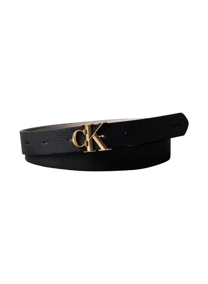 CALVIN KLEIN Reversible Pebbled Leather Logo Belt - Image 1