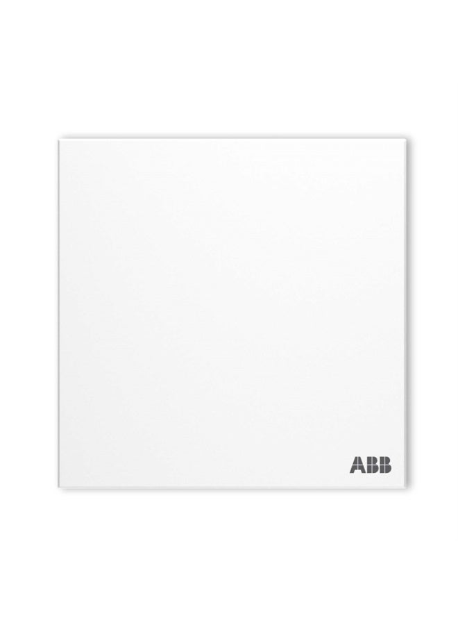 ABB لوحة مفاتيح ومآخذ كهربائية من أب، لوحة فارغة، سلسلة ينغتشي، بيضاء، Ca504 - Image 1