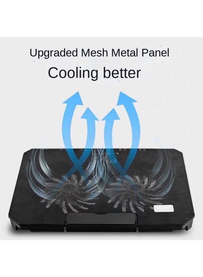 Noxi S200c Laptop Cooler Adjustable Stand Foldable Silent Air Cooling Desktop Computer Cooling Base - Image 3