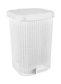Turt El helal & el negma turt small trash bin - white 