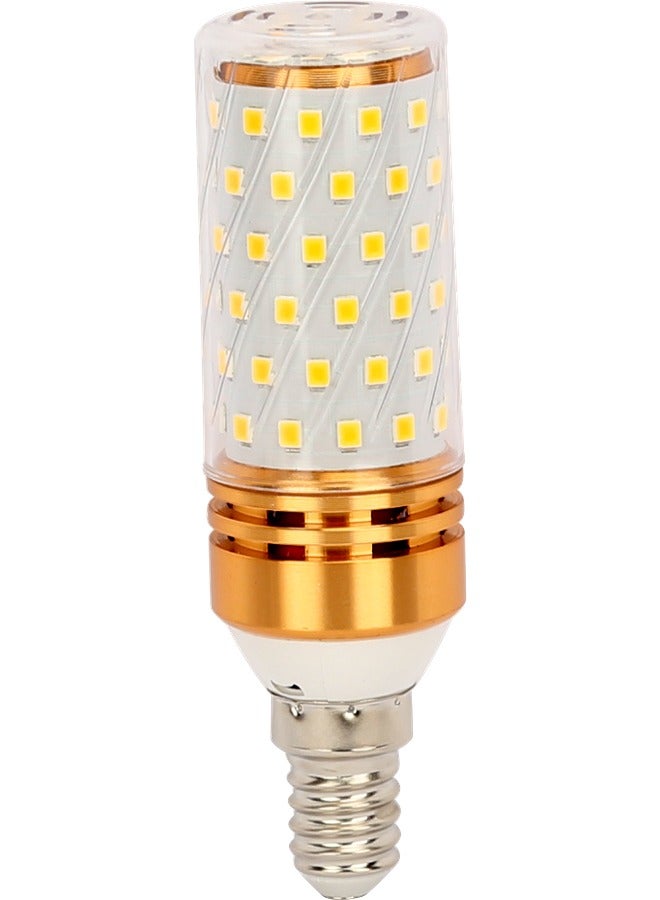 هامر لمبة لون الإضاة اصفر بتصميم عصري وديكوري شكل اسطواني 12 واط E14 - Image 2