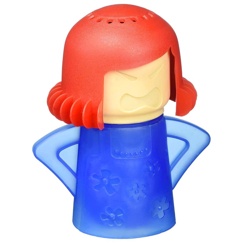 TOPIST Angry Mama Microwave Cleaner Angry Mom Microwave Oven Steam Cleaner and Disinfects With Vinegar and Water for Kitchens, Steamer Cleaning Equipment Cleans the Crud in Minutes (Blue) - Image 1
