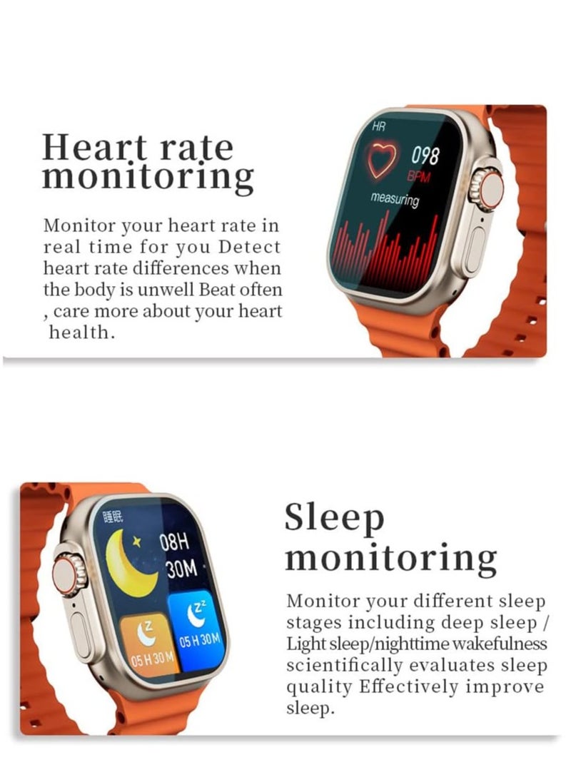 X8 Ultra MAX Smartwatch - 49mm - Orange