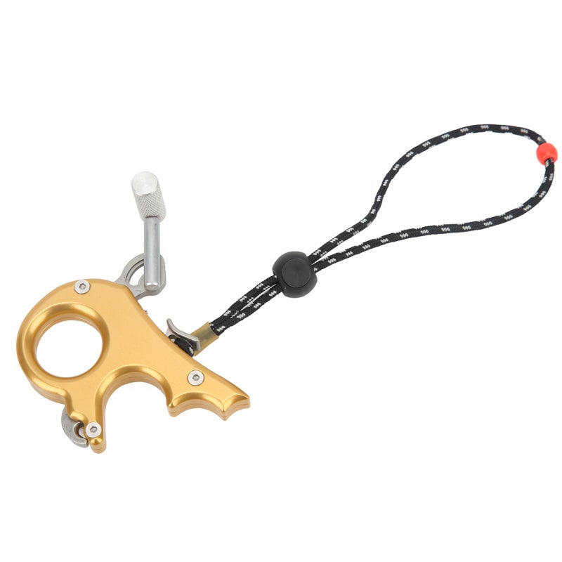 SHARROW Compound Bow Release Aluminum Alloy Archery Thumb Trigger - Adjustable Sensitivity 3 Finger Grip Release for Hunting - Image 5