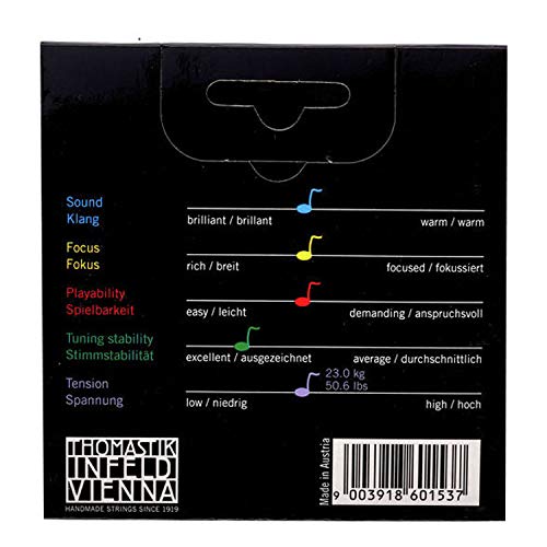 Thomastik-Infeld مجموعة أوتار كمان توماسيتك فيجن تيتانيوم، حجم 4/4 تيتانيوم - Image 2