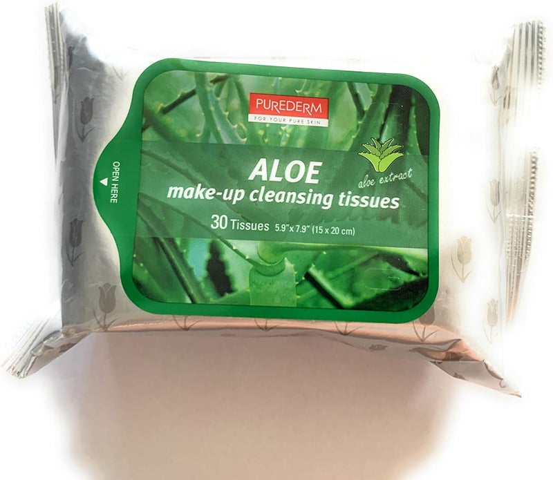 Purederm Green Tea Makeup Cleansing Tissues - 30 Count - Image 4
