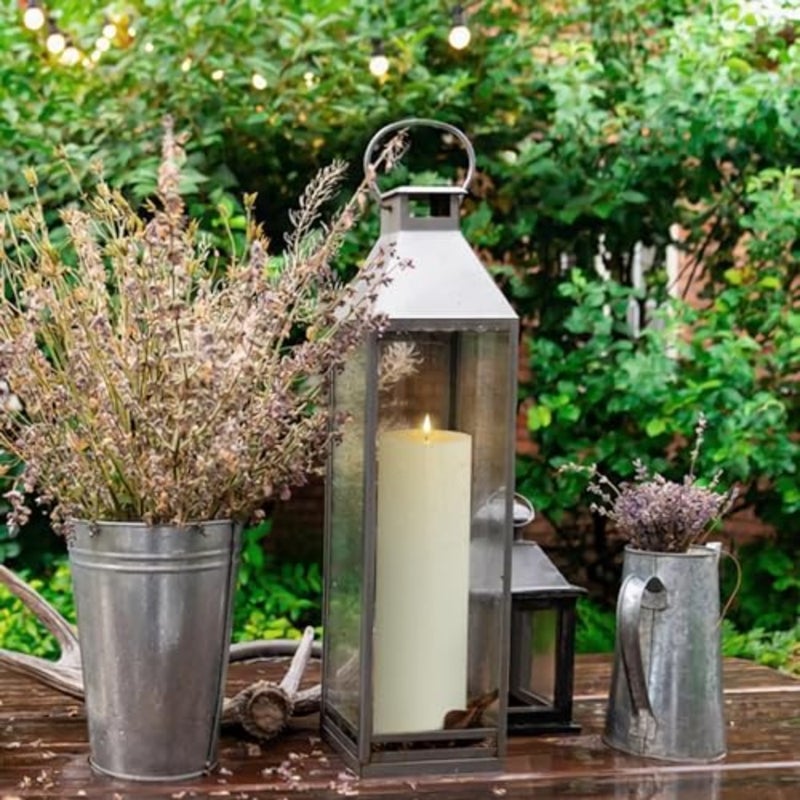Outdoor use, plastic, ivory, waterproof and long-lasting 420-hour battery life with remote control and timer - Image 5