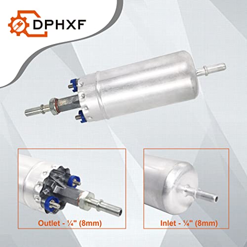 DPHXF Electric External Fuel Pump Compatible with 1983-91 Ford F150 F250 F350 E150 E250 E350 Lincoln Continental Mustang Ranger LTD Thunderbird, Mercury Marquis - Image 2