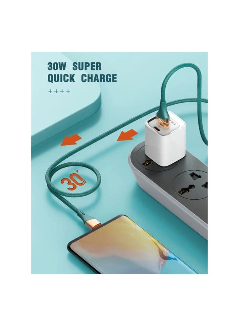 لدنيو كابل شاحن  للشحن السريع بقوة 30 وات usb x micro - Image 3