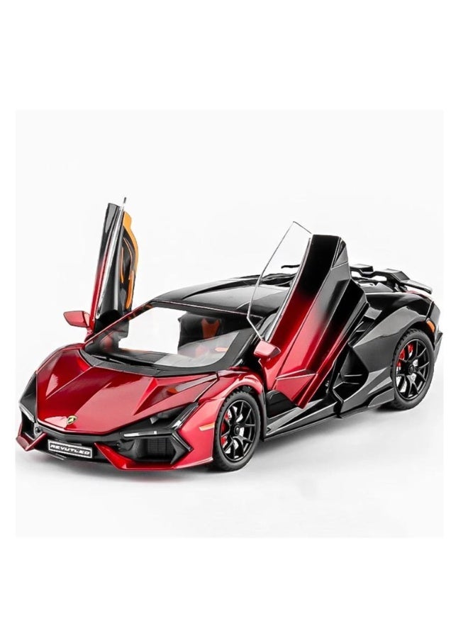 general Scale car Model 1:24 for Revuelto Alloy Car Model Diecast Metal Scale Car Model Highly Restored Real Car Put in Bookcase Suitable for Display - Image 1