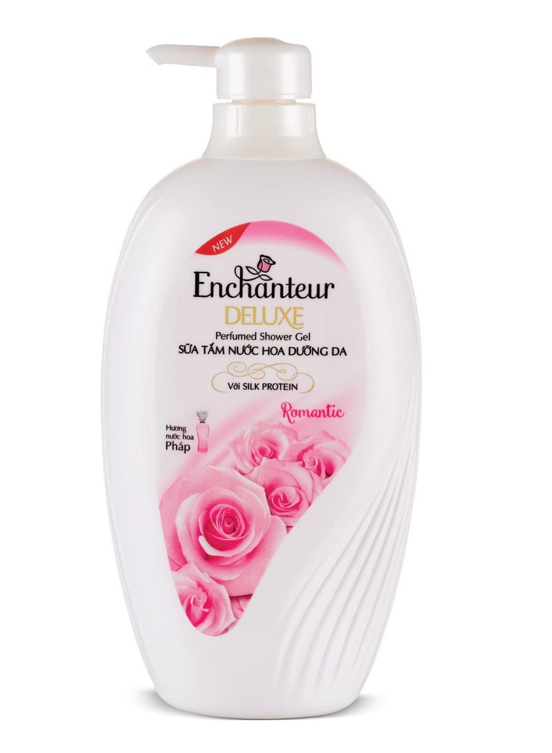 انشانتر جل الاستحمام انشانتر رومانتيك ديلوكس يرطب جسمك ويدوم طويلاً ويجدد البشرة 650 مل - Image 1