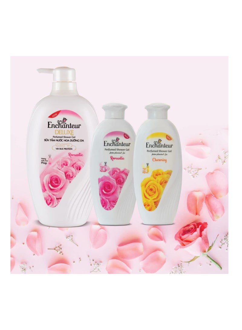 انشانتر جل الاستحمام انشانتر رومانتيك ديلوكس يرطب جسمك ويدوم طويلاً ويجدد البشرة 650 مل - Image 4