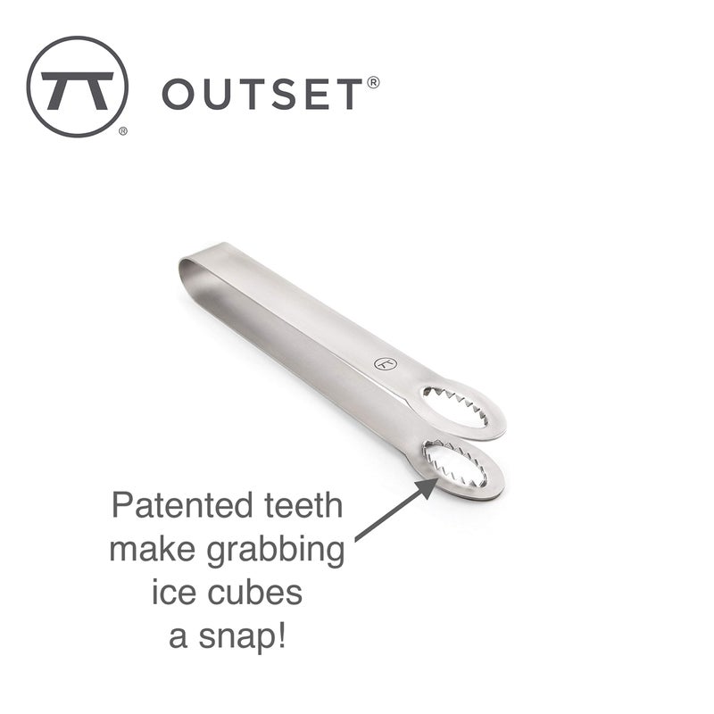 Outset Stainless Steel Ice Tongs, 8-Inch Length, Model: - Image 3
