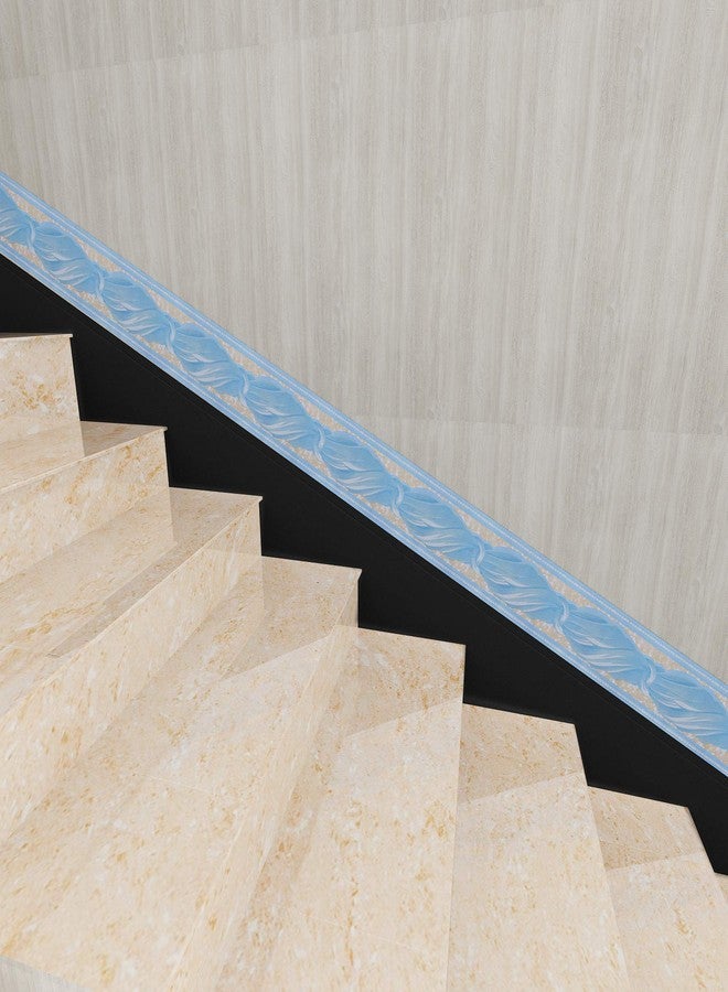 Livelynine Blue Wallpaper Border Peel and Stick Bow-Knot Wall Border for Kids Bedroom Bathroom Self Adhesive Wallpaper Borders for Teen Girls Boys Room Prepasted Bulletin Board Boarders 4inx32.8ft - Image 5