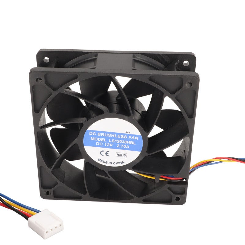 Cooling Fan 120x120x38 Mm High Contour Fan Blades - High Speed 6000 Rpm PWM Control 4pin FG Fan for Computer PC Cases Camera Servers - Image 2