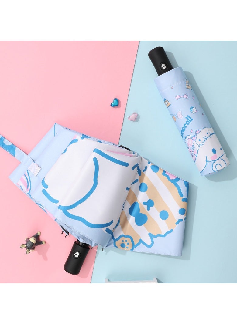 General - Kawaii Cinnamoroll Auto Open Close Umbrella Girls and Boys Cute Animals UV Protective Umbrella Shade Umbrella Cartoon Lightweight Folding Travel Umbrella - Image 1