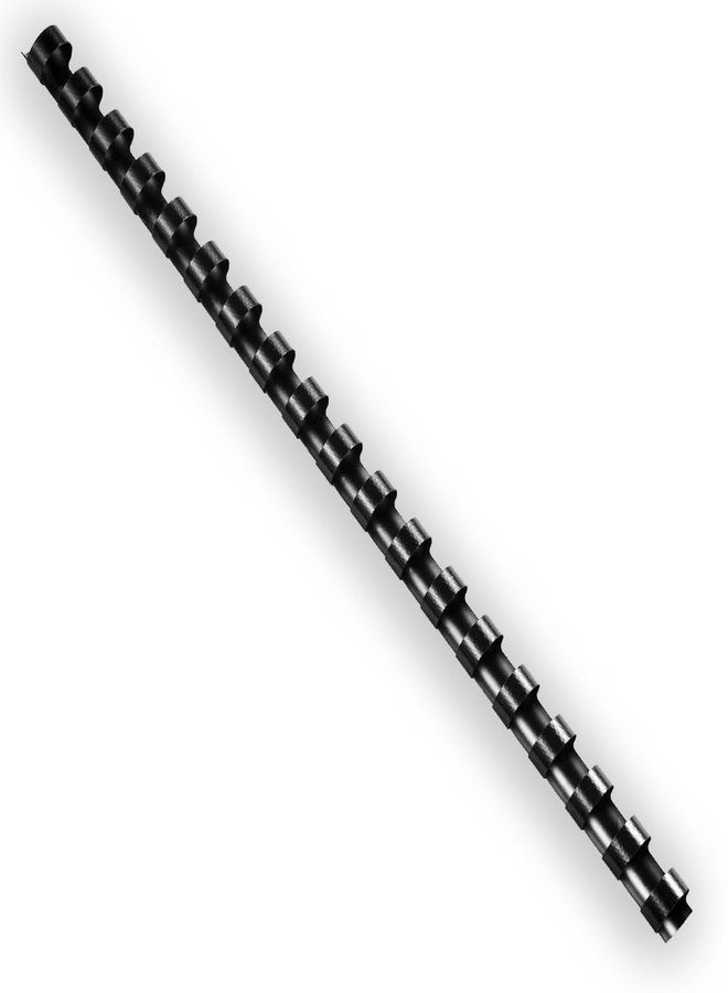 HOUYEE 19 Ring Black Plastic Binding Comb,7/16 Inch Diameter,80 Sheets Capacity,Letter Size,50 Pack - Image 1