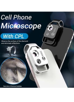 General Nanozoom 200x Magnification for iPhone Nanozoom Microscope Phone Lens High-Tech Clip-On Lens (White)  - Image 2
