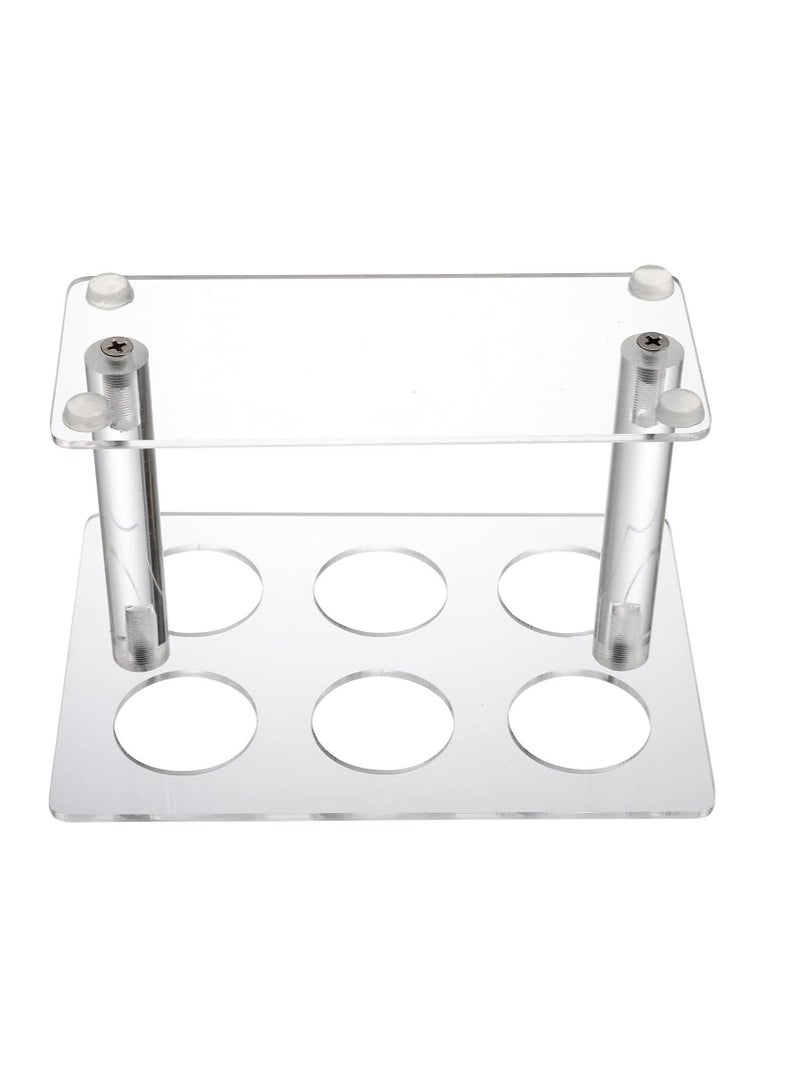 Captaintech , 2 Pack Acrylic Cone Holder with 6 Holes, Clear Ice Cream Display Stand, Waffle Roll Cone Holder, Cone Holder Stand for Wedding, Birthday, Restaurant, Party - Image 3