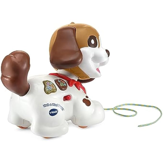 WALK & WIGGLE PUP, INTERACTIVE BABY TOY WITH LIGHTS & MUSIC, GIFT FOR INFANTS 6, 9, 12 MONTHS +, ENGLISH VERSION - Image 4
