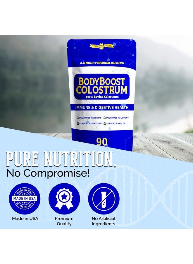 BodyBoost Premium Colostrum Whole, 100% Bovine Colostrum Powder, Immune Booster Supplement with Immunoglobulin & Lactoferrin, Grass Fed Colostrum Powder, Gut Health, Diverse Intake,16 oz - Image 3