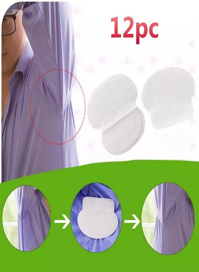 طقم وسادات تحت الإبط للاستخدام مرة واحدة مكون من 12 قطعة . - Image 1