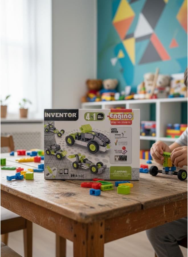 Inventor Engino Play To Invent 4-In-1 Cars Models - Image 3