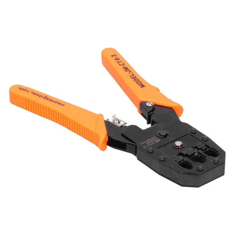 Network Cable Crimping Tool with Electrophoresis Surface Wire Cutter for 4P/6P/8P JMCT43 - Image 3