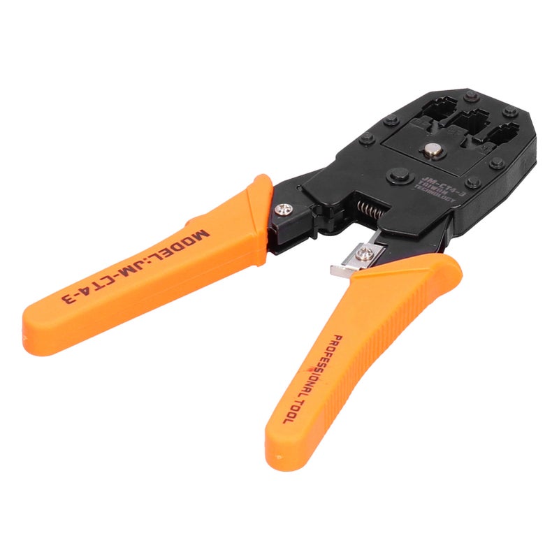 Network Cable Crimping Tool with Electrophoresis Surface Wire Cutter for 4P/6P/8P JMCT43 - Image 2