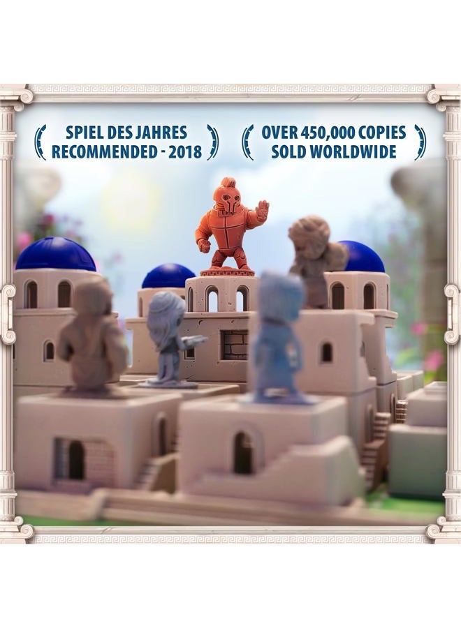 Roxley Santorini: Second Edition - an Elegant, Accessible Strategy Game Based in Greek Mythology | Ages 8+ | Plays in 20 Minutes - Image 3