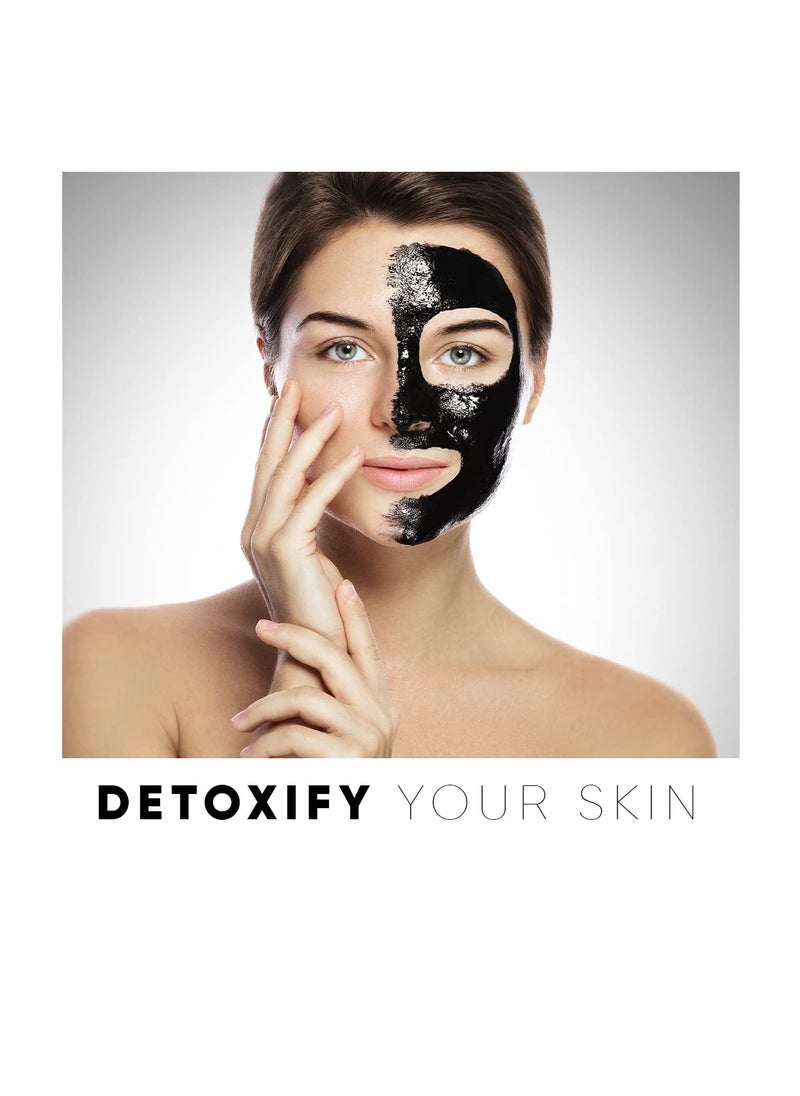 UrbanBotanics Activated Charcoal Peel Of Mask For Men & Women with Vitamin E for Deep Pore Cleansing Removing Blackheads and Whiteheads & Fresh  - Image 4