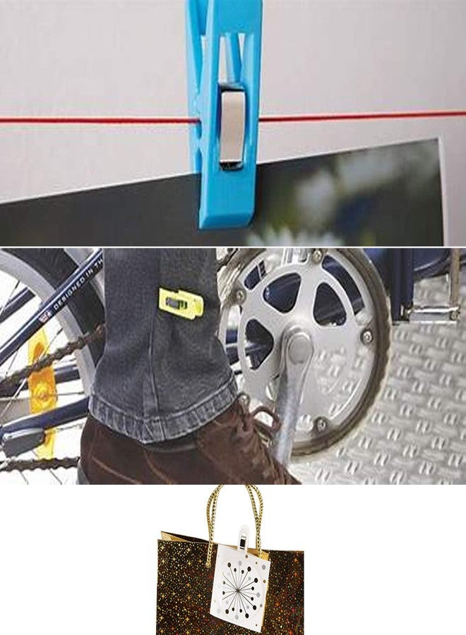 Laurel Black Multi Clip Lilliput - 15x25mm Strong Durable Light Spring Clips Clamp for Stacking Paper Magazines Holding Documents Shopping List Maps Sealing Closing Packaging Bags - 4 Clips - Image 3
