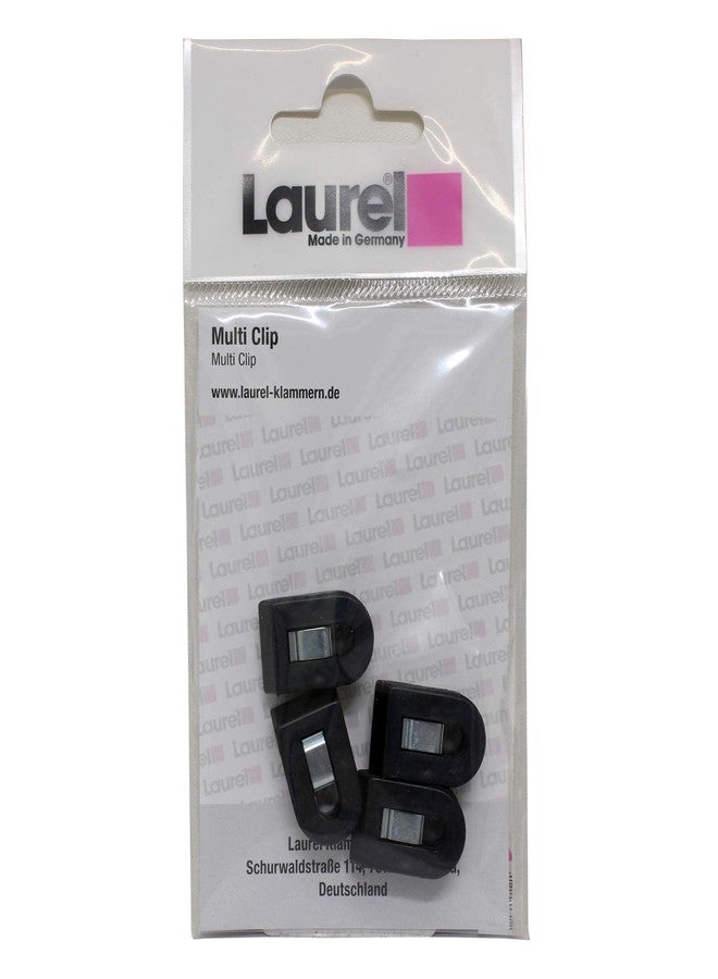 Laurel Black Multi Clip Lilliput - 15x25mm Strong Durable Light Spring Clips Clamp for Stacking Paper Magazines Holding Documents Shopping List Maps Sealing Closing Packaging Bags - 4 Clips - Image 2
