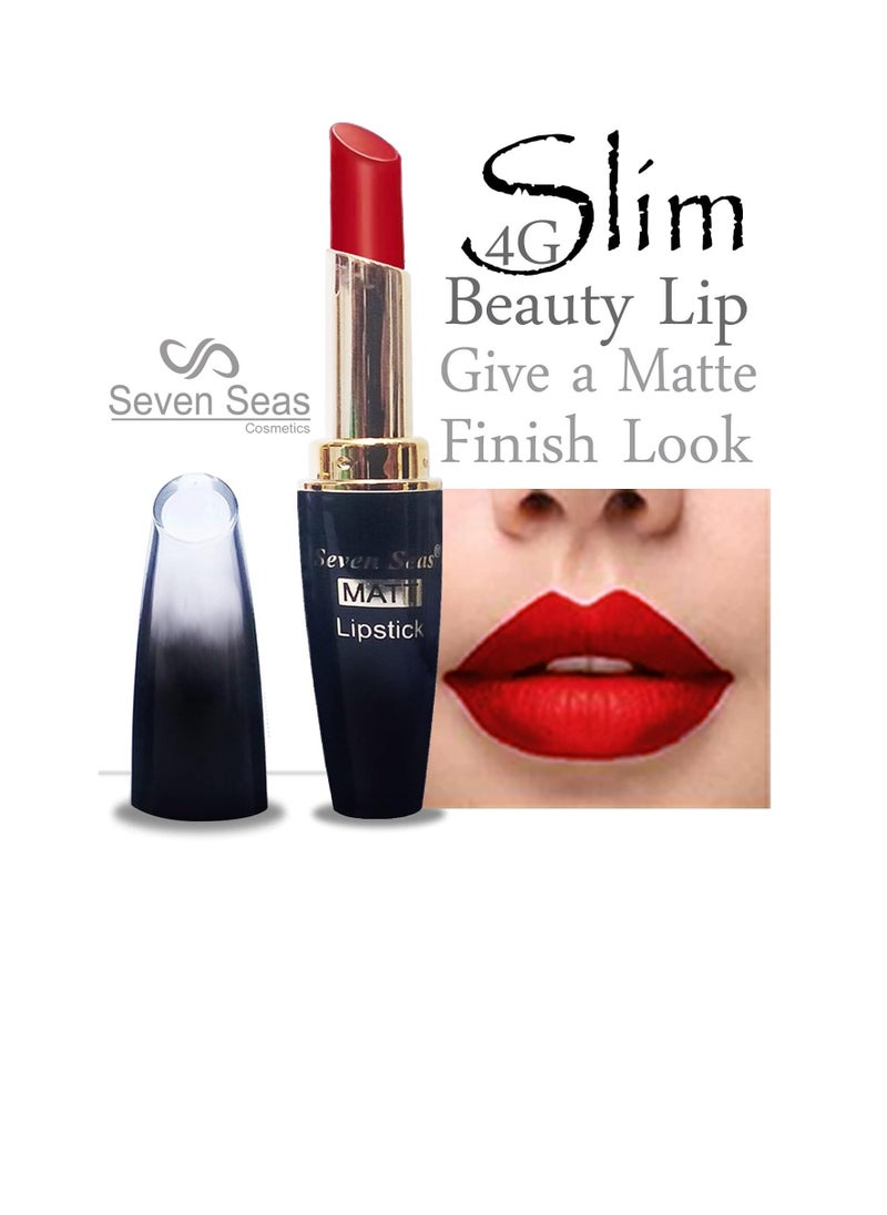 Seven Seas Seven Seas Cosmetics Makeup 4g Matte Lipstick Non Transfer  proff Combo Set of 2 Color red d pink  - Image 3