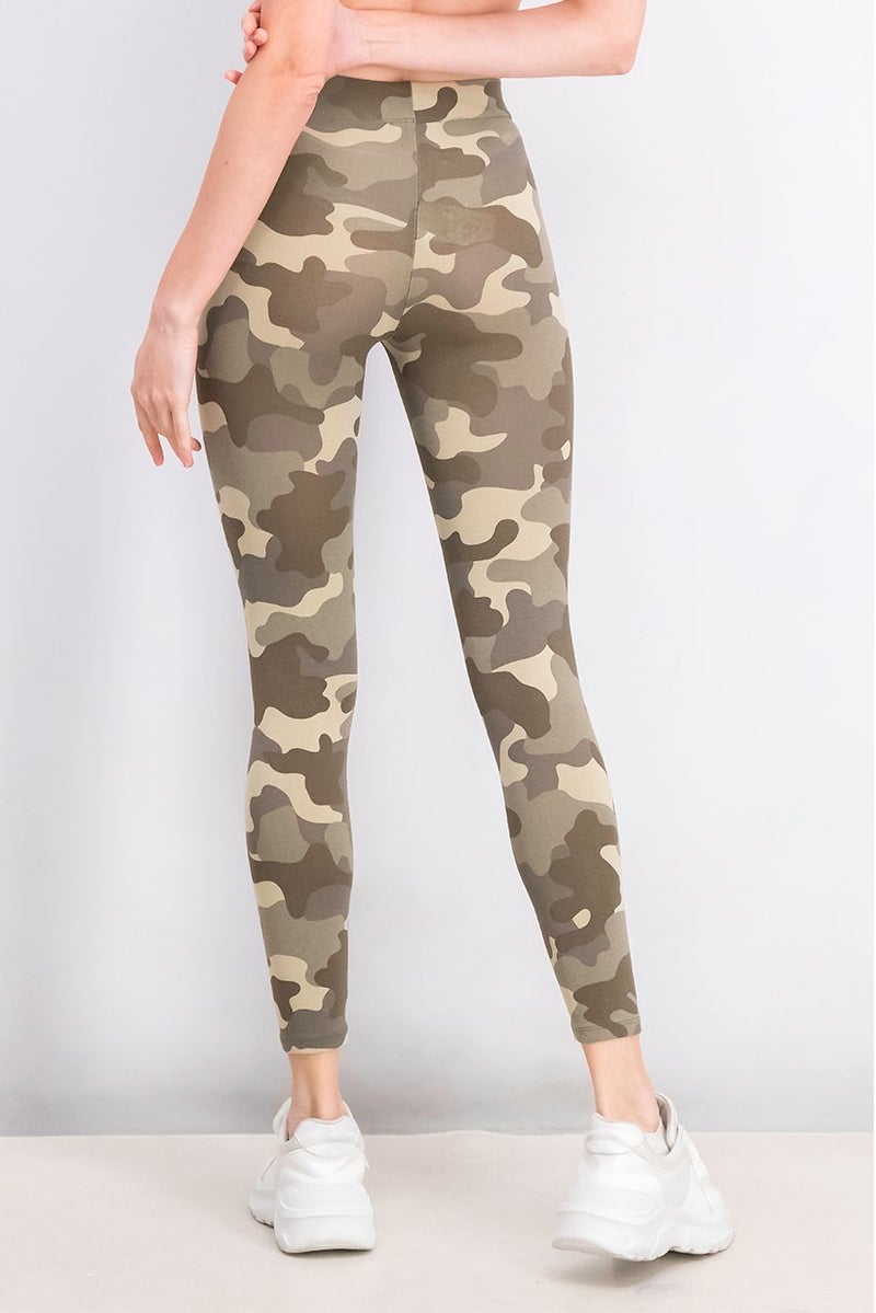 Don't Call Me Jennyfer Women Camouflage Leggings, Khaki  - Image 3