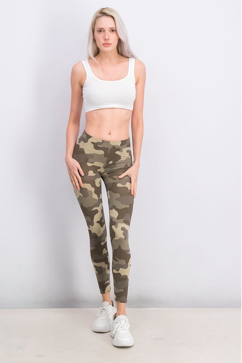 Don't Call Me Jennyfer Women Camouflage Leggings, Khaki  - Image 2
