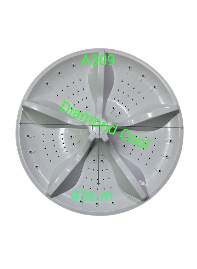 Washing Machine Parts Hisense Washing Machine Pulsator 43Cm Diameter Teeth Type - Image 2