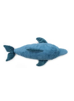 Les Deglingos Tofou Dolphin Mom & Baby Plush Toy - Blue, Soft Corduroy, Eco-Friendly, Ideal for Babies & Toddlers  - Image 3