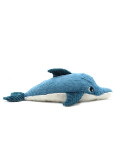Les Deglingos Tofou Dolphin Mom & Baby Plush Toy - Blue, Soft Corduroy, Eco-Friendly, Ideal for Babies & Toddlers  - Image 4