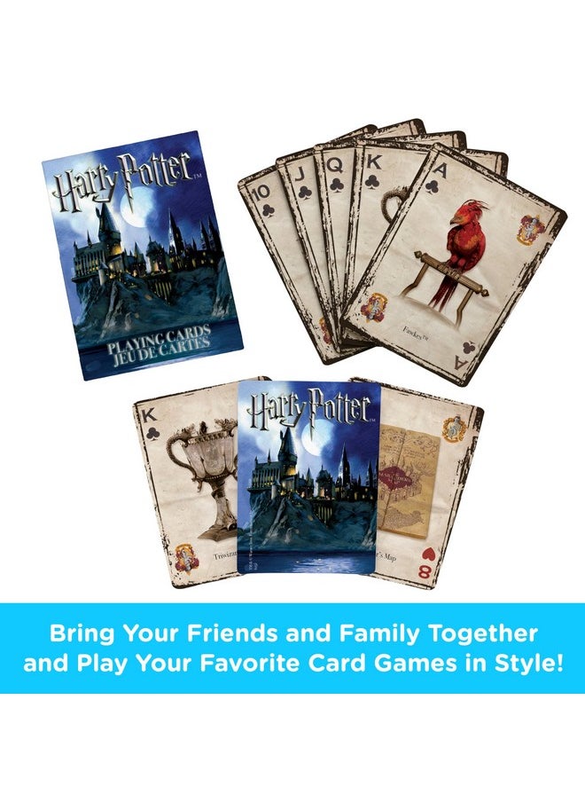 Aquarius Harry Potter Playing Cards - Hp Themed Deck Of Cards For Your Favorite Card Games - Officially Licensed Harry Potter Merchandise & Collectibles  - Image 2