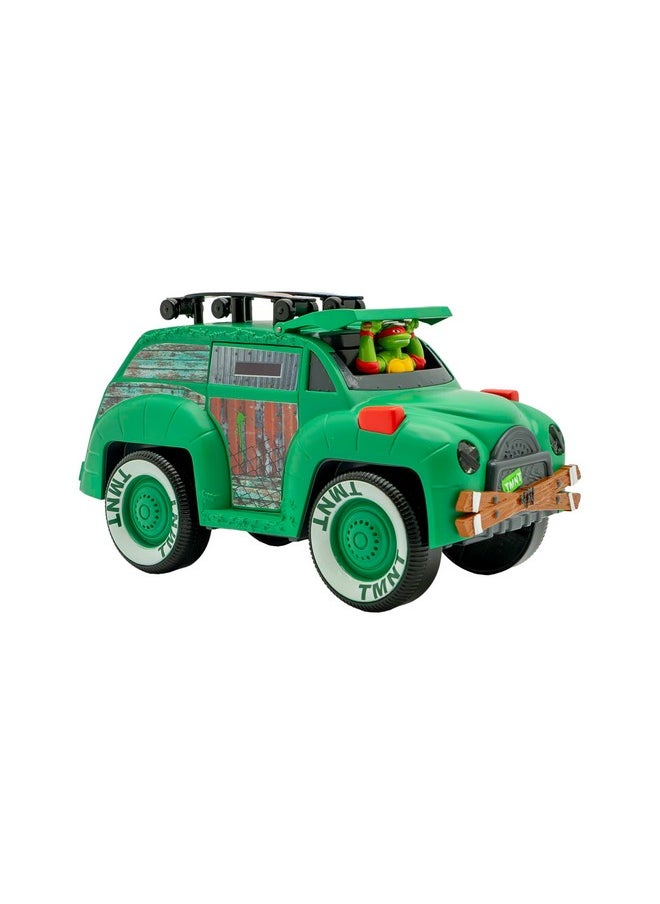 Teenage Mutant Ninja Turtles Teenage Mutant Ninja Turtles, Turtle Party Cruiser w/Lights and Sounds, Vintage Styling, Interactive Play, Ages 3+  - Image 1