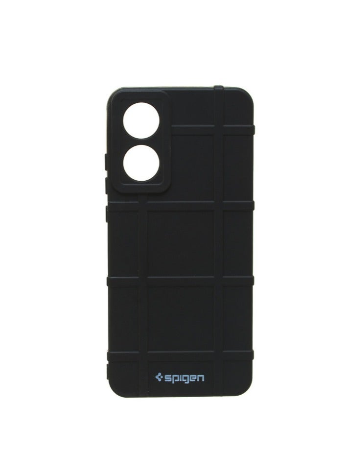 Spigen Silicone Back Phone Protection Cover For Oppo A78 - Black - Image 1