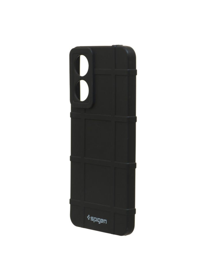 Spigen Silicone Back Phone Protection Cover For Oppo A78 - Black - Image 3