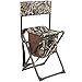 Timber Ridge TIMBER RIDGE PORTAL Multifunctional Foldable Outdoor Chair Portable Fishing Stool with Storage Pocket, Camouflage  - Image 2