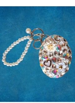 Generic Compact Girls' Mirror with Keychain – Stylish Design, Lightweight, Easy to Carry Anywhere, Medium Size Perfect for Handbags  - Image 1